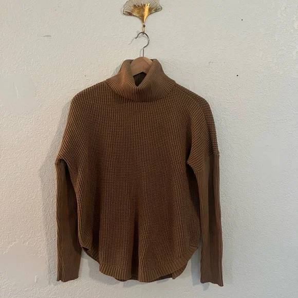 Michael Kors Brown Waffle Knit Sweater - Picture 6 of 7